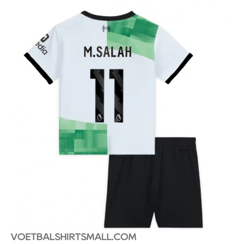Liverpool Mohamed Salah #11 Babykleding Uitshirt Kinderen 2023-24 Korte Mouwen (+ korte broeken)